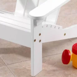 Outdoor Kids' Chairs^KidKraft Adirondack Chair - White