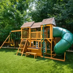 Swing Sets^KidKraft Adventure Bend Swing Set