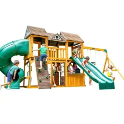 Swing Sets^KidKraft Adventure Bend Swing Set