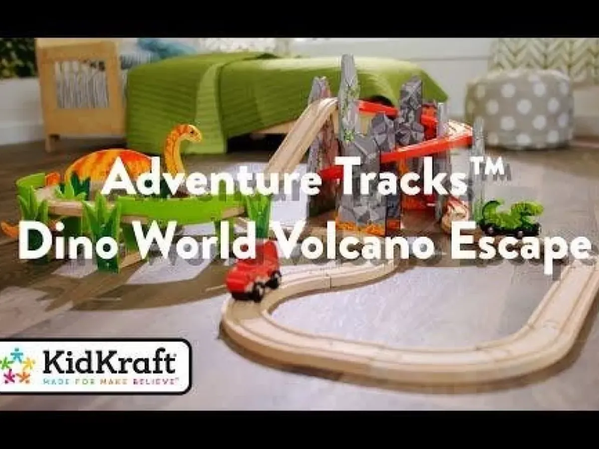 Adventure Tracks Collection^KidKraft Adventure Tracks™: Dino World Volcano Escape