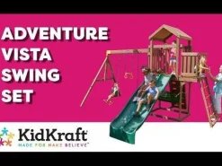 Swing Sets^KidKraft Adventure Vista Swing Set / Playset