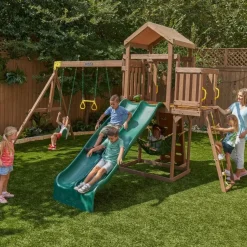 Swing Sets^KidKraft Adventure Vista Swing Set / Playset