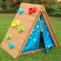 Toddler Climbers^KidKraft A-Frame Hideaway & Climber