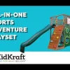 Swing Sets^KidKraft All-In-One Sports Adventure Playset