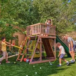 Swing Sets^KidKraft All-In-One Sports Adventure Playset