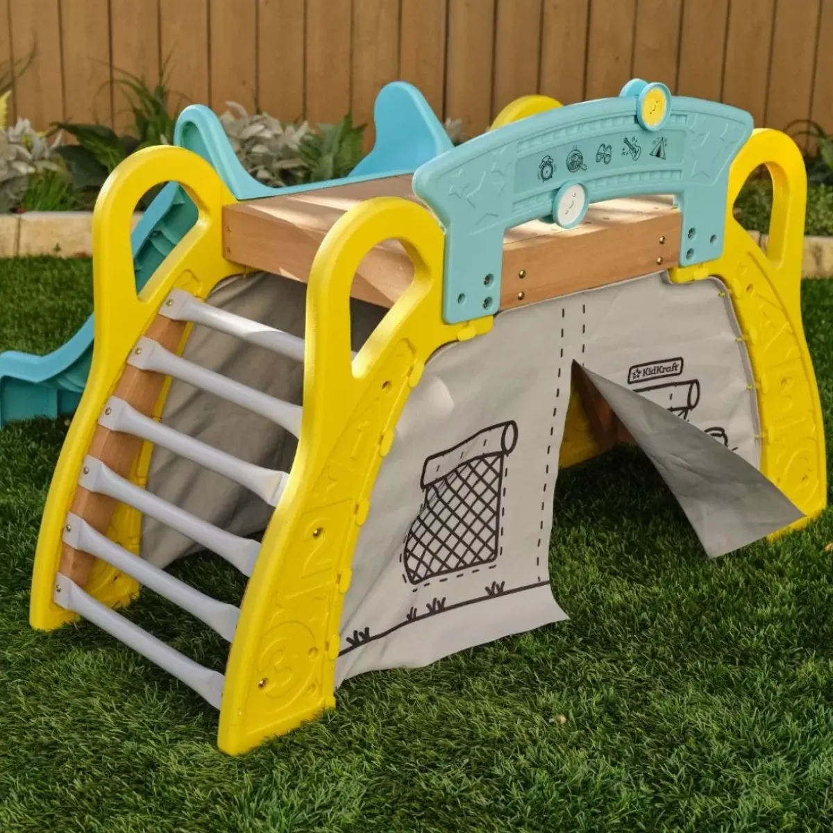 Toddler Climbers^KidKraft Camp & Slide Climber