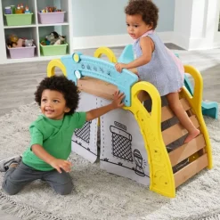 Toddler Climbers^KidKraft Camp & Slide Climber