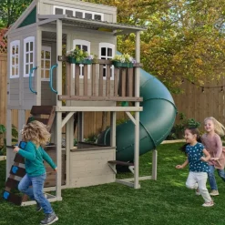 Swing Sets^KidKraft Cozy Escape Playhouse