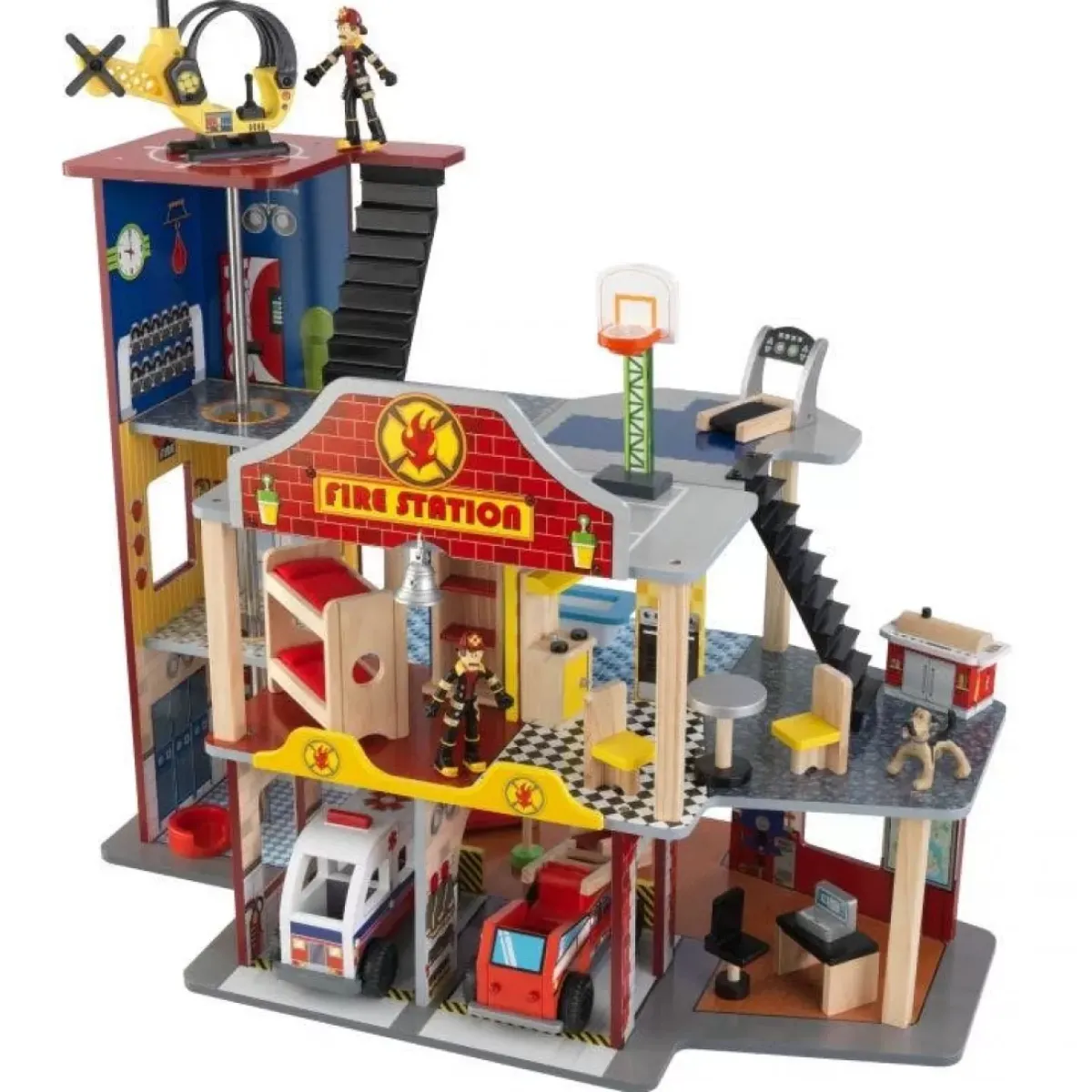 Play Sets^KidKraft Deluxe Fire Rescue Set