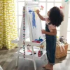 Playroom^KidKraft Deluxe Wooden Easel - White