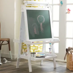 Playroom^KidKraft Deluxe Wooden Easel - White