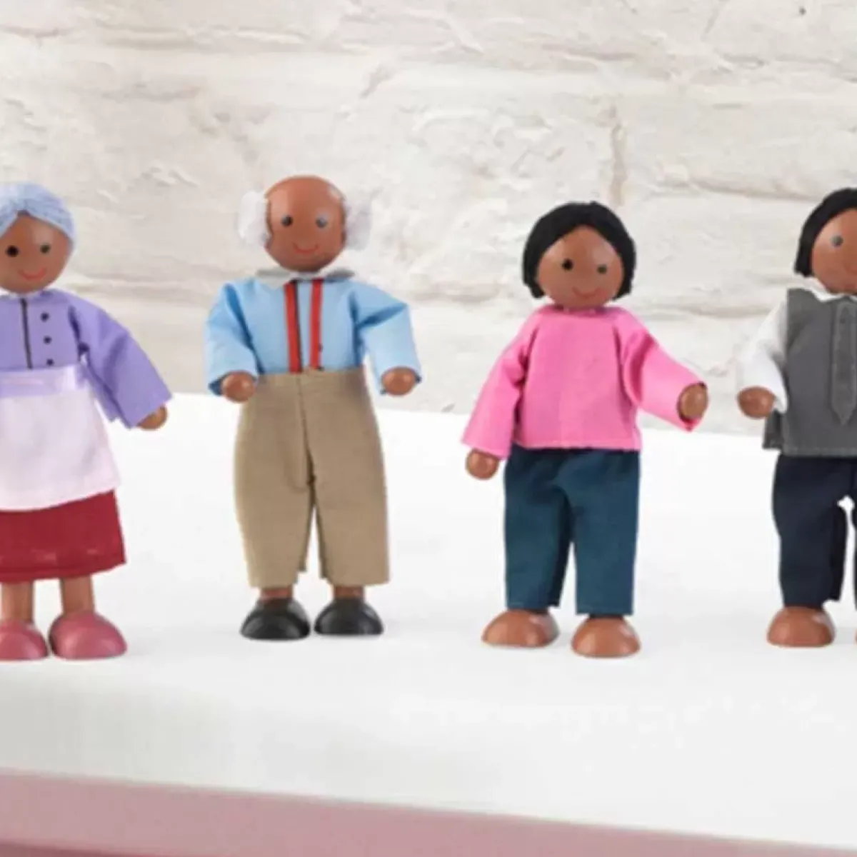 Dolls^KidKraft Doll Family Of 7 - African American