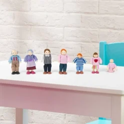 Dolls^KidKraft Doll Family Of 7 - Caucasian