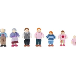 Dolls^KidKraft Doll Family Of 7 - Caucasian