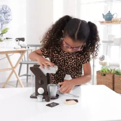 Play Kitchen Accessories^KidKraft Espresso Coffee Set