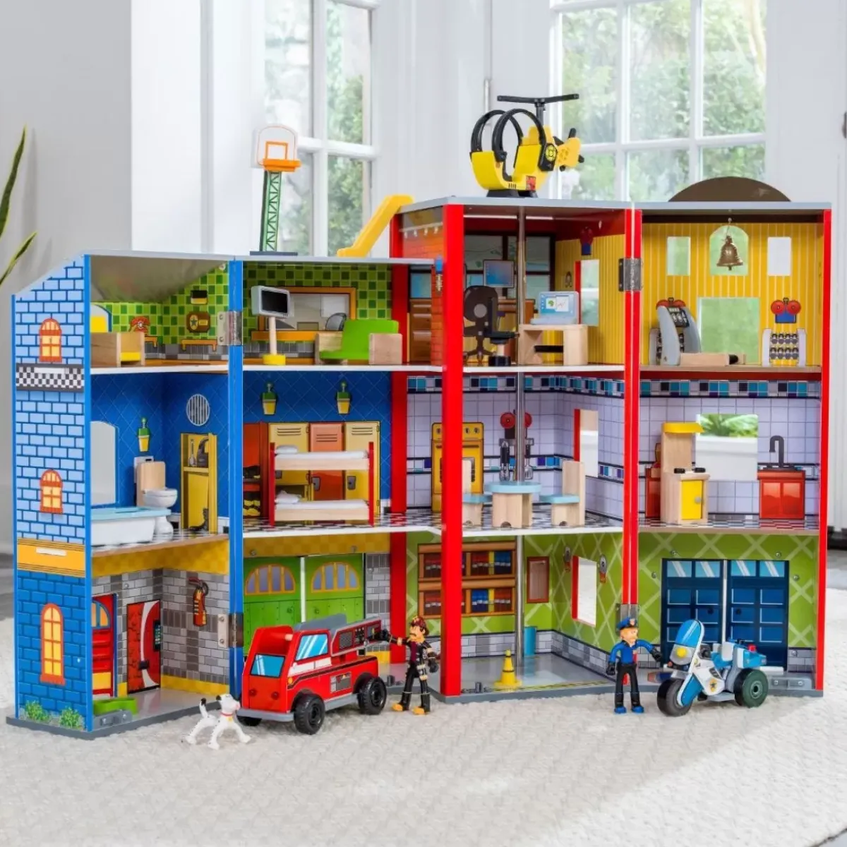 Play Sets^KidKraft Everyday Heroes Wooden Play Set