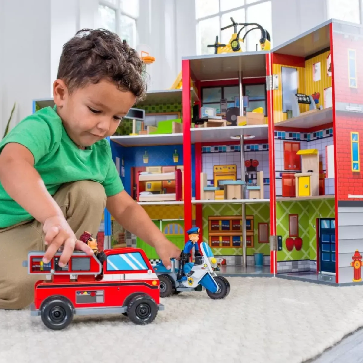 Play Sets^KidKraft Everyday Heroes Wooden Play Set