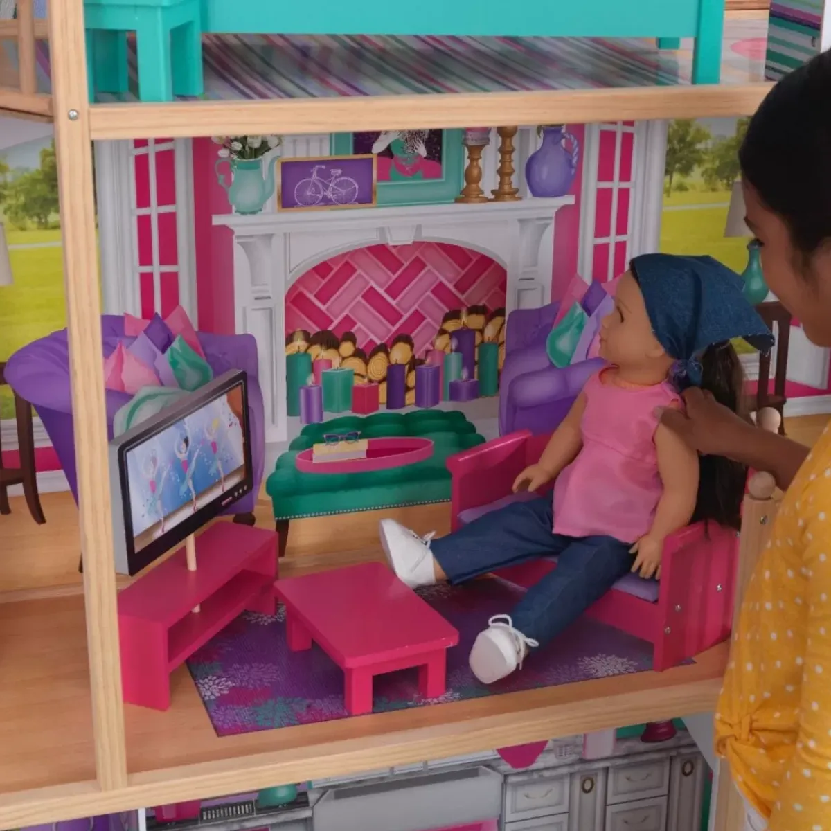 Dollhouses^KidKraft 18-Inch Dollhouse Doll Manor