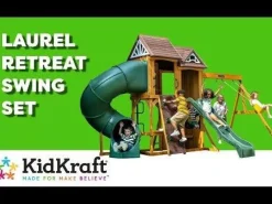 Swing Sets^KidKraft Laurel Retreat Swing Set