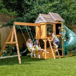 Swing Sets^KidKraft Laurel Retreat Swing Set