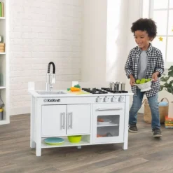 Play Kitchens^KidKraft Little Cook Work Station Kitchen