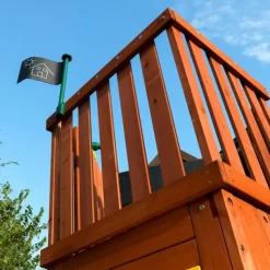 Swing Sets^KidKraft Lookout Extreme Wooden Swing Set / Playset