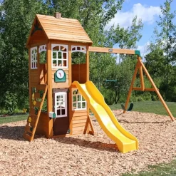 Swing Sets^KidKraft Mckinley Wooden Swing Set / Playset