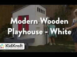 Outdoor Playhouses^KidKraft Modern Outdoor Playhouse - White