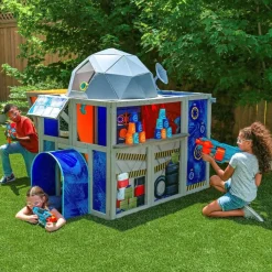 Outdoor Playhouses^KidKraft Nerf Geo Strike Headquarters