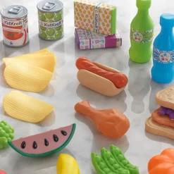 Play Kitchen Accessories^KidKraft 65-Pc Play Food Set