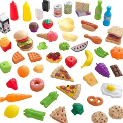 Play Kitchen Accessories^KidKraft 65-Pc Play Food Set
