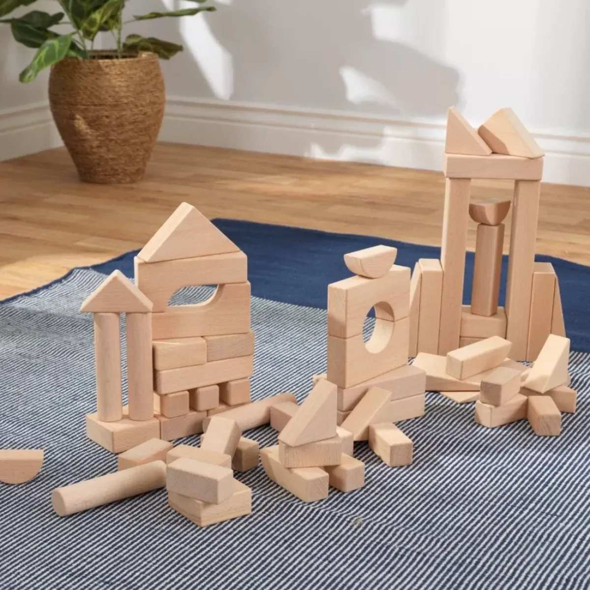 Play Sets^KidKraft 60-Piece Wooden Block Set