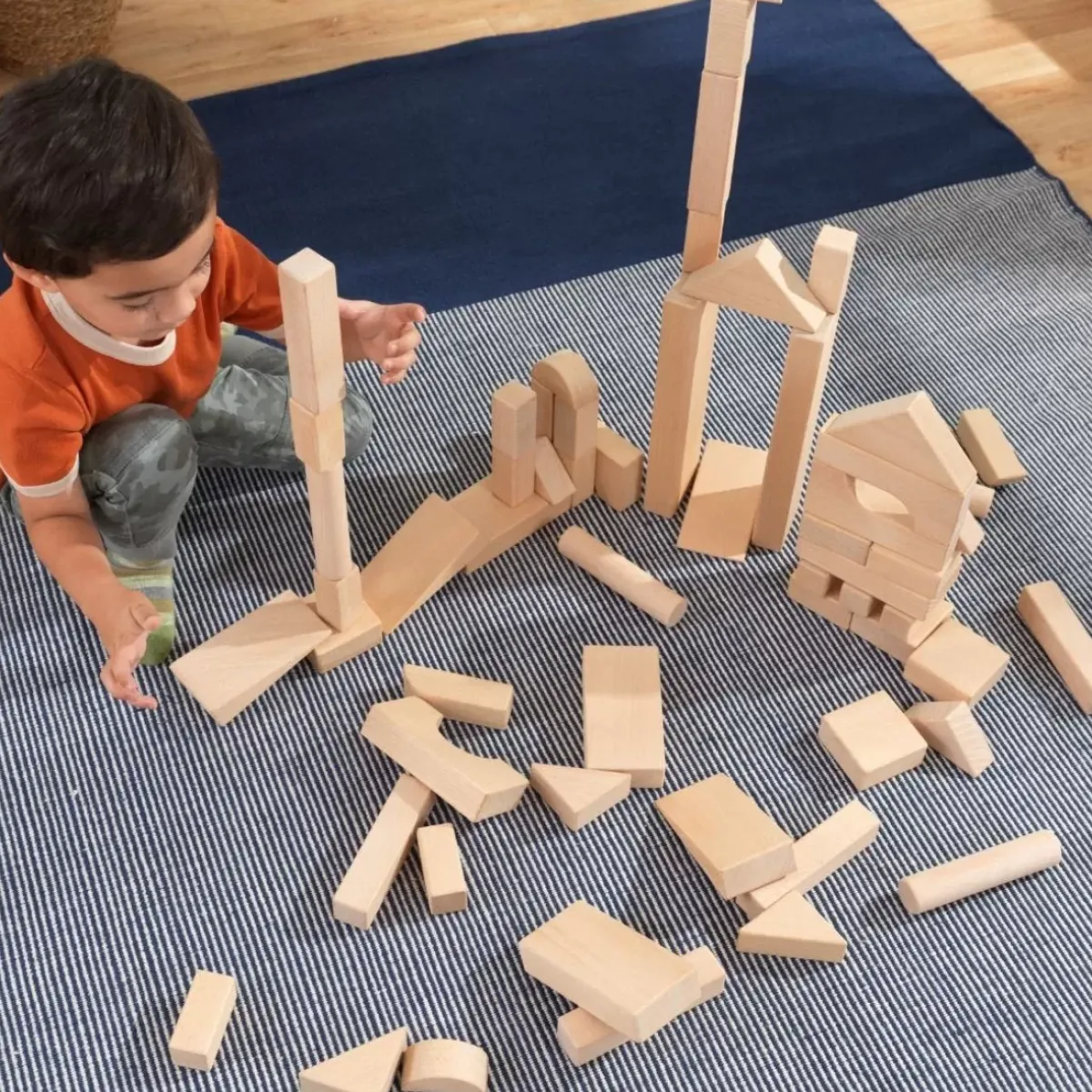 Play Sets^KidKraft 60-Piece Wooden Block Set
