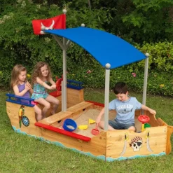 Sandboxes^KidKraft Pirate Sandboat