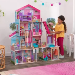 Dollhouses^KidKraft Pool Party Mansion Dollhouse