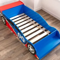 Bedroom^KidKraft Racecar Toddler Bed