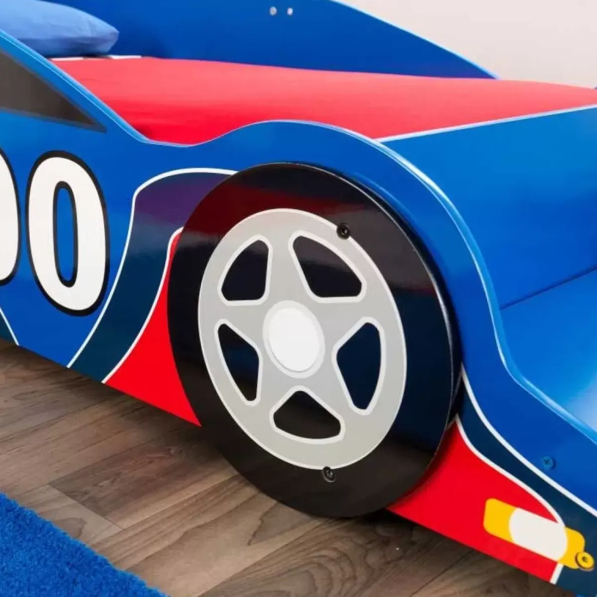 Bedroom^KidKraft Racecar Toddler Bed