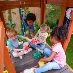 Swing Sets^KidKraft Raptor Trail Swing Set