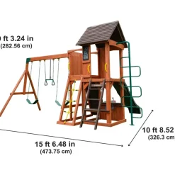Swing Sets^KidKraft Raptor Trail Swing Set