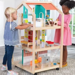 Dollhouses^KidKraft So Stylish Mansion Dollhouse With Ez Kraft Assembly™