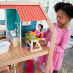 Dollhouses^KidKraft So Stylish Mansion Dollhouse With Ez Kraft Assembly™