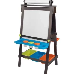 Playroom^KidKraft Storage Easel - Espresso