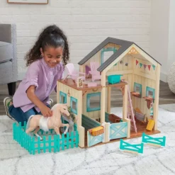 Play Sets^KidKraft Sweet Meadow Horse Stable