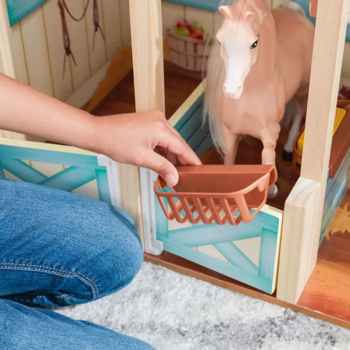 Play Sets^KidKraft Sweet Meadow Horse Stable