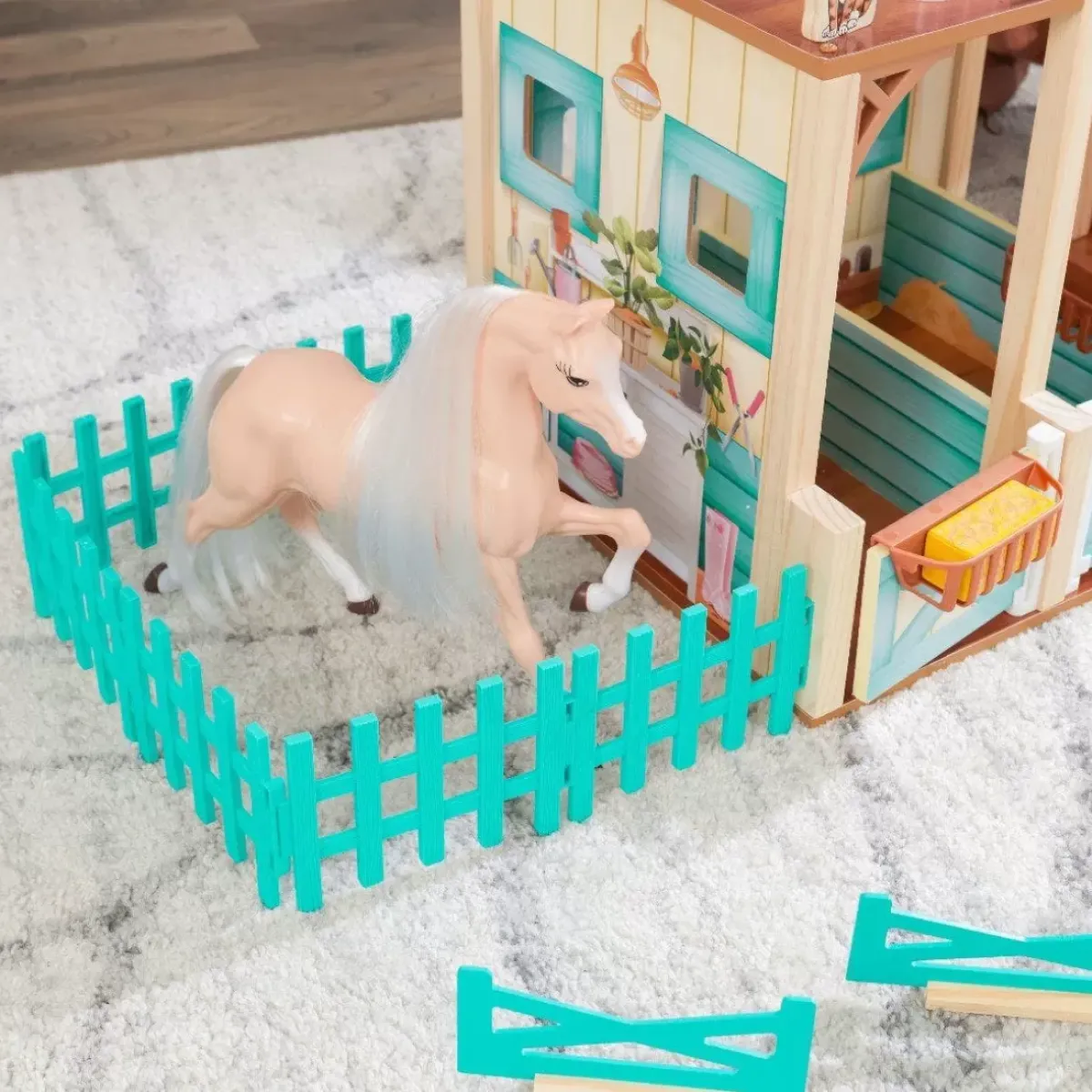 Play Sets^KidKraft Sweet Meadow Horse Stable