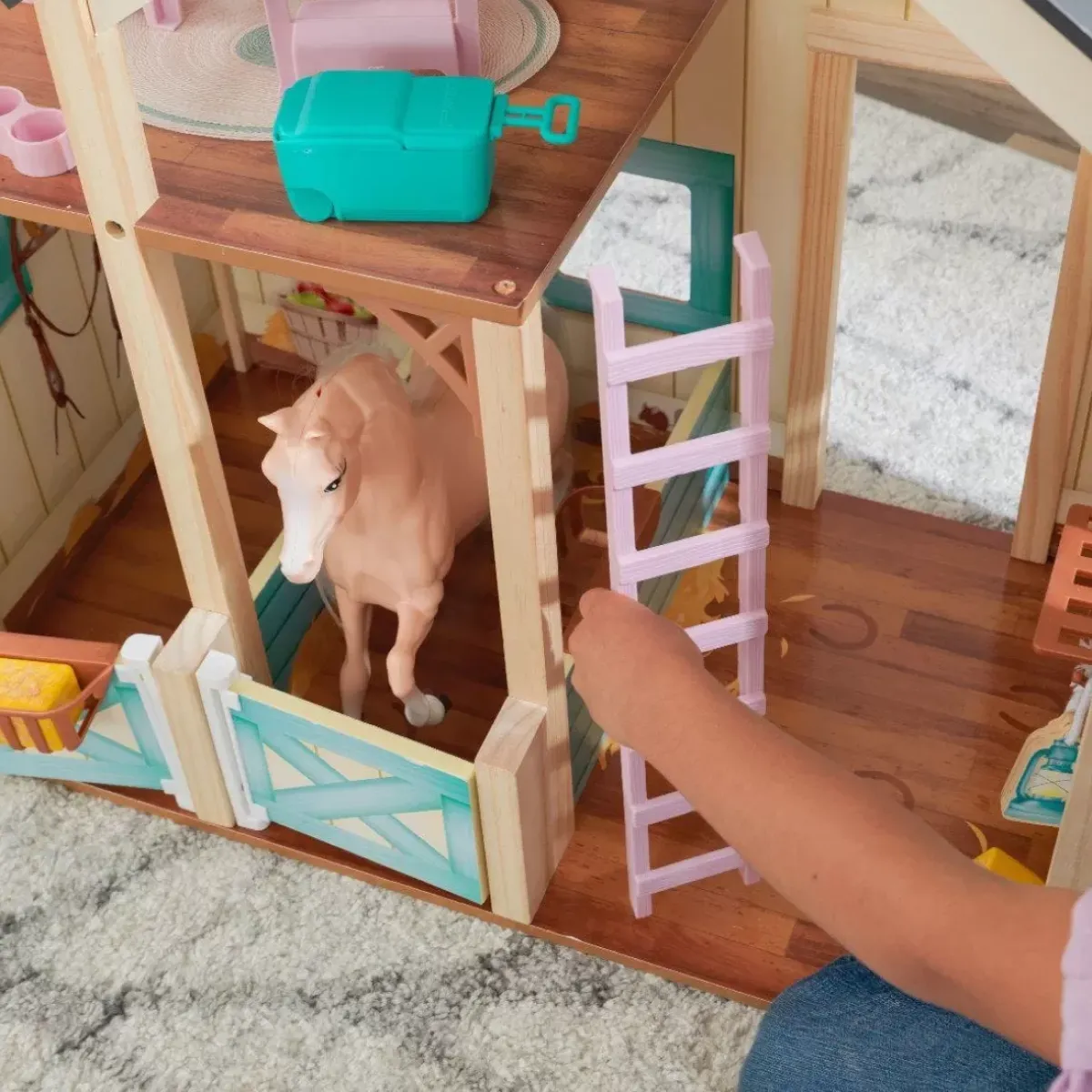Play Sets^KidKraft Sweet Meadow Horse Stable