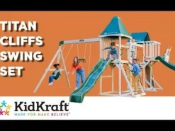 Swing Sets^KidKraft Titan Cliffs Swing Set