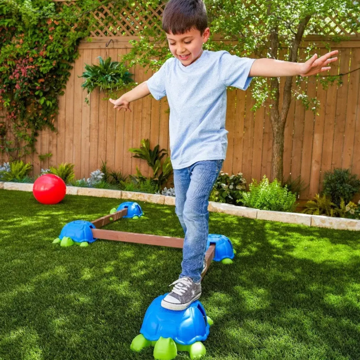 Toddler Climbers^KidKraft Turtle Totter Balance Beam