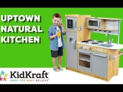 Play Kitchens^KidKraft Uptown Natural Play Kitchen