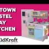Play Kitchens^KidKraft Uptown Pastel Play Kitchen